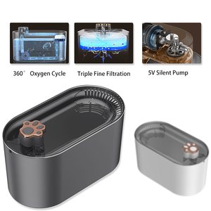 Distributeur d'<span class=keywords><strong>eau</strong></span> automatique pour animaux de compagnie Lynpet, en plastique, vente chaude, <span class=keywords><strong>fontaine</strong></span> à <span class=keywords><strong>eau</strong></span> pour chats, système de purification, indicateur, source de charge - Product Image 2