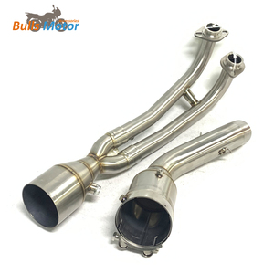 Tuyau avant pour échappement Yamaha TMAX560 en acier inoxydable <span class=keywords><strong>TMAX</strong></span> 560 Down Pipe Link 51mm Silencieux 2023 + - Product Image 5