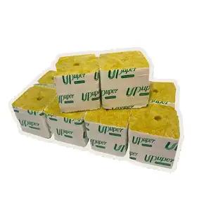UPuper Agriculture Hydroponic Greenhouse Systems Seedling Starter Plug Rock Wool Clone Cubes