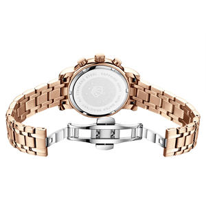 Montres multifonctionnelles pour femmes montres-bracelets étanches en acier inoxydable montres élégantes de style professionnel pour femmes vente en gros - Product Image 3