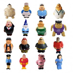 Policeman Shaped PU Foam Stress <b>Ball</b> for Kids Play Customizable Color & Logo Wholesale Promotional Toy - Product Image 3