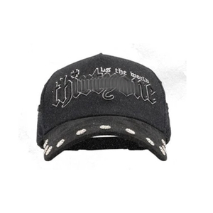 Nuevas Gorras Personalizadas de 5 Paneles de Alto Rendimiento con Logotipo Bordado en A-Frame, Ala Ancha, Pedrería y Diseño Barbas - Set Completo Inédito <span class=keywords><strong>Utopia</strong></span> - Product Image 5