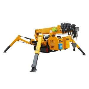 Beta CE/ISO9001 Faltbare Krane Tragfähigkeit 3 Tonnen Konstruktion Mini Mobile Spider Crane Zum Verkauf