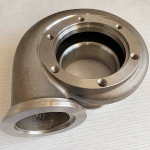 Корпус турбокомпрессора GT3582R из нержавеющей стали с V-образным креплением на входе и выходе, A/R .82, с двойным шарикоподшипником, для 62.3/82 мм - Product Image 4