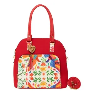 Bolso Tote de Yute Rojo para Mujer Fana Elora, la Mejor Idea de Regalo - Product Image 3