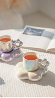 Madou – tasse de thé décorative en céramique royale avec poignée en forme de fleur, nouveau produit