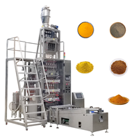 Machine d'emballage verticale entièrement automatique en acier inoxydable pour poudres, adaptée au poivre, au lait en poudre, au café, au bicarbonate de soude