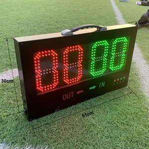 Tableau de substitution de football portable à affichage LED double face pour changer de joueur pour le football, le futsal, les terrains de remplacement - Product Image 4