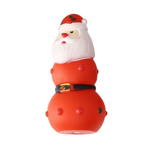 Nouveaux produits pour animaux de compagnie 2025 Jouets à mâcher en vinyle de Noël écologiques pour chiens-Jouets durables pour - Product Image 5