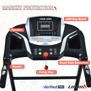 Cinta de correr motorizada de buena calidad, uso doméstico popular - Product Image 2