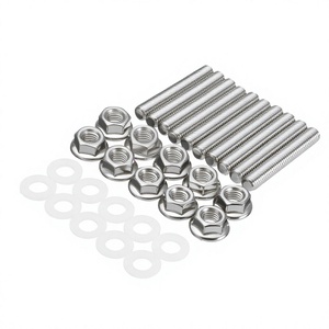 Kit de tornillos para colector de escape de acero inoxidable para Honda B C D F H K Series LS01, nueva pieza de repuesto - Product Image 3