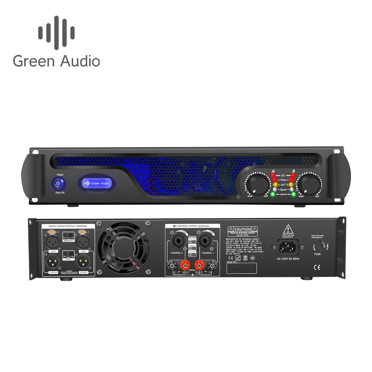 GAP-LS300 amplificatore di potenza amplificatore di bordo mixer 4000W * 2 uso per fase DJ