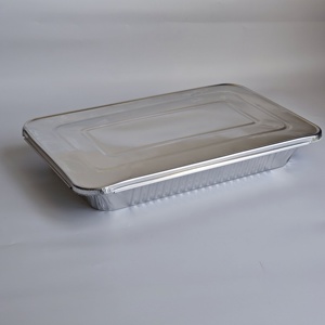 Confezione da 25 Vaschette in Alluminio Grandi 21x13 Pollici, 3 Misure, Vassoi Monouso per Alimenti con Coperchio in Alluminio - Product Image 5