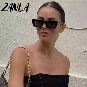 <span class=keywords><strong>2023</strong></span> nuevas gafas de sol de pierna con estampado <span class=keywords><strong>X</strong></span> marcos rectangulares cuadrados pequeños para hombres mujeres Punk personalidad moda Vintage gafas Uv400 - Product Image 3
