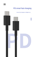 Cables flexibles para teléfonos móviles personalizados de fábrica, carga rápida de 25W tipo C a tipo C, cable para teléfonos Android Samsung S22 S21 S20