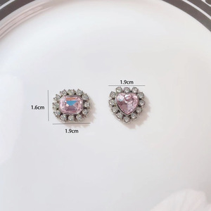 Y2K bricolage fille chérie cheveux accessoires strass alliage Internet célébrité combinaison vêtements décoration acrylique perles en vrac - Product Image 2