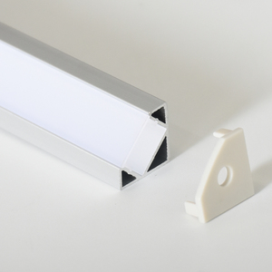 1818 bán Hot <span class=keywords><strong>LED</strong></span> tuyến tính ánh sáng tam giác hình dạng <span class=keywords><strong>LED</strong></span> nhôm hồ sơ cho góc chiếu sáng với siêu chất lượng khuếch tán Bìa - Product Image 2