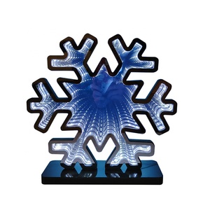 Letrero Luminoso LED de Navidad con Forma de Muñeco de Nieve, con Espejo Infinito, Resistente al Agua (IP33), para Decoración de Fondo, Venta al por Mayor de Fábrica - Product Image 6