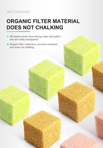 Cube en <span class=keywords><strong>mousse</strong></span> souple nouvellement développé en 2021 pour les accessoires d'aquariums - Product Image 4