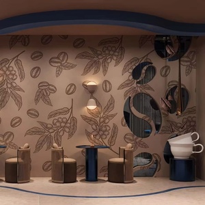 Aménagement intérieur complet de boulangerie-pâtisserie, personnalisation de la pièce, vitrine en verre, comptoir de bar, décoration de café, salon de thé - Product Image 6
