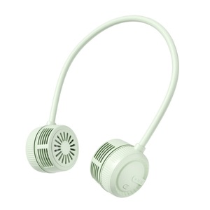 Ventilador de Cuello Recargable por USB, 1000mAh, 180g, Silicona Flexible, Portátil, Mini Ventilador de Polímero de Litio para Viajes al Aire Libre - Product Image 2