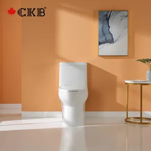 CKB Factory Direct S-trap With Cistern Fitting Floor Mounted Elongated Bathroom Toilet