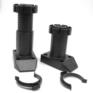 <b>Adjustable</b> Cabinet Feet 100mm High Heavy Duty Plastic Furniture Legs For Cabinets Wardrobes - Product Image 4