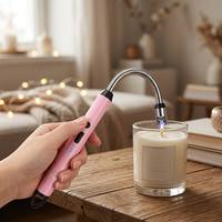 Briquet électrique à arc rechargeable OEM coupe-vent flexible à longue portée avec USB-C pour cadeaux, bougies, cuisinières à gaz et barbecues