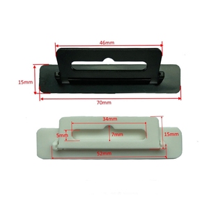 2024 nouveau design chaud noir <span class=keywords><strong>90</strong></span> <span class=keywords><strong>degrés</strong></span> 5 styles affichage en plastique accrocher onglet pliable Euro crochet cintre - Product Image 1