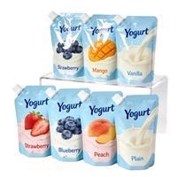 Op maat gemaakte hersluitbare staande spuitzak voor vloeibare verpakkingen van sap, yoghurt, fruitpuree en geleidranken