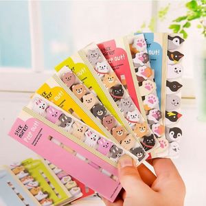 Cute Animal Cartoon Portable Memo Pads Colorful Bookmarks Sticky Notes Creative <b>Journal</b> Office Supplies for Note-Taking - Product Image 6