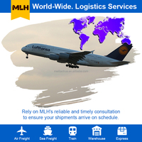 Agent logistique expédition express carte graphique depuis la Chine vers le Royaume-Uni la France l'Allemagne DDP DDU transitaire rapide