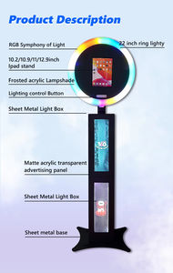 iPad compatible haut de gamme tendance 360 °   Photomaton pour lieux de mariage, rassemblements sociaux privés, événements en direct personnalisés - Product Image 3