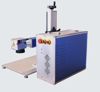 Machine de marquage laser à fibre de type fendu 50W avec coupeur d'imprimante laser source laser Raycus pour la fabrication de bijoux