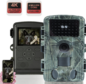 Caméra <span class=keywords><strong>de</strong></span> <span class=keywords><strong>chasse</strong></span> 4K avec lumière invisible 940NM, 3 capteurs PIR, déclenchement 0,1s, avec application, pour la <span class=keywords><strong>chasse</strong></span> et la surveillance <span class=keywords><strong>de</strong></span> la faune - Product Image 1