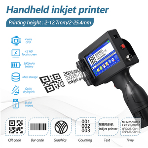 Ngày Thông Minh Cầm Tay Máy In Của Nhãn Hiệu Nhiệt Tij Máy In Phun Mã Hóa Máy Cho Da PVC PP Tin Flex Chất Liệu Mã Hóa 600Dpi - Product Image 4