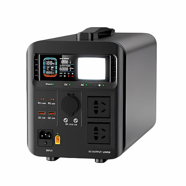 Hot Sale 700W LiFePO4 Portable Power Station 672Wh Pure Sine Wave LED Light Fast Charging Battery Laptop Outdoor Use Solar Panel