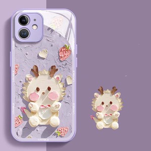 Dragonet Peinture à l'huile Impression Verre PC TPU Mobile Phone Back Cover Case pour Iphone 7 8 SE X Xr XS 11 12 13 14 15 16 17 Pro Max - Product Image 1