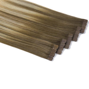 Extensiones de Cabello K.S WIGS de Alta Calidad, Doble Trama, 100% Cabello Humano Remy, Origen China, 12-28 Pulgadas, Cabello Liso con Cinta Adhesiva, Mini-Tape - Product Image 5