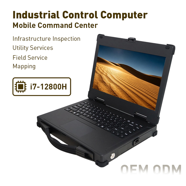 14 Inch Lightweight Aluminium Rugged Laptop Intel Core I7-12800H 8GB RAM 256GB SSD OEM ODM Stock