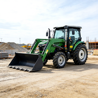 Tracteur 150 CV 4x4 avec système d'attelage trois points et accessoires moteur pour rizières, aménagement paysager et applications agricoles