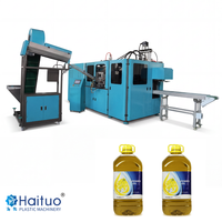Machine professionnelle automatique de fabrication de bouteilles PET avec PLC, moteur de pompe haute productivité pour fût d'huile comestible de 20 L et grand bidon d'eau