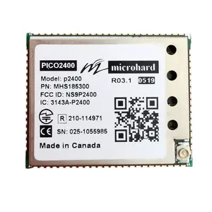 Microhard P2400 P2400 1W 2.4 GHz ISM UAV Flight Control Telemetry Radio Wireless Module MHS185300