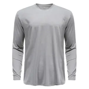 Upf50 camisa de manga larga para hombre Camisas de pesca en blanco protección UV secado rápido poliéster personalizado transpirable ropa de pesca camisas de trabajo