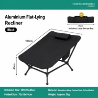 Chaise de camping pliable avec pieds antidérapants, stable et durable, pour le camping, la plage, la pêche, le jardin, la terrasse