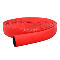 Tuyau d'incendie en toile de caoutchouc Jason haute pression 25mm 38mm 51mm 65mm 77mm 100mm 125mm 150mm 200mm avec toutes les raccords