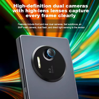 Produit très vendu Qin F25 Téléphone intelligent à double SIM avec boutons Android 14 Grande mémoire 128 Go Smartphone