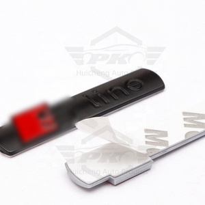 Emblema de la insignia de la línea trasera del lado del coche de Metal 3D para <span class=keywords><strong>Audi</strong></span> A3 A4 A5 A6 A7 A8 TT S3 S4 S5 S6 S7 Q2 Q3 <span class=keywords><strong>Q5</strong></span> Q7 Q8 RS3 R8 Sline - Product Image 2