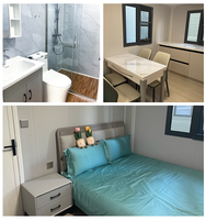 Maison conteneur préfabriquée extensible 20 pieds, hébergement portable pour camp minier, conception à dépliage rapide
