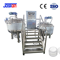 Machine de fabrication de crème et de lotion cosmétique à cisaillement élevé, prix usine, en acier inoxydable 316L, mélangeur émulsifiant sous vide